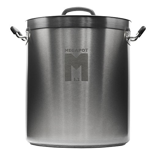 Northern Brewer Stainless Steel MegaPot Brew Kettle w/Valve, 10 Gal - size: 40 Quarts
