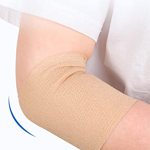 24 Pack Brown Breathable Self Adhesive Bandage Wrap 2 Inch, Multi-Purpose Non-Woven Cohesive Wrap - Vet Wrap | Athletic Tape | Medical Tape, Ankle Sprains, Swelling, Pets. - color: 2 Inch-24 Count Brown