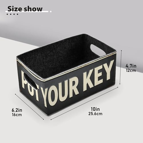 Storage Baskets Felt Foldable Storage Cube Shelf Bins Organizer Box for Kids Toys Office Bedroom Closet Babies Nursery 2-Pack (Put Ur Key Words) - color: Put Ur Key Words