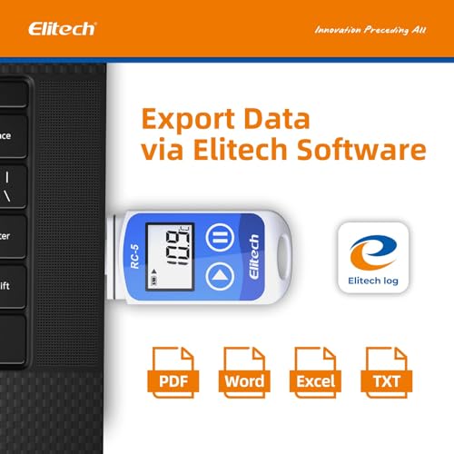 Elitech RC-5 USB Temperature Data Logger Recorder 32000 Points High Accuracy - size: Standard
