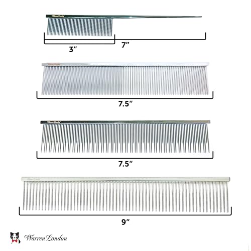 Warren London Cat DeMatter Pro Max 9-Inch Copper Grooming Comb - style: Cat Dematting Pro Max
