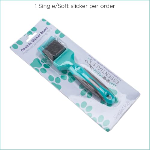 Groomer Essentials Flexible Slicker Brush - Single/Soft