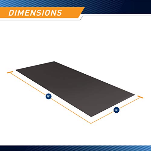 Marcy Fitness Equipment Mat and Floor Protector Compatible for Treadmills, Elliptical, Exercise Bikes, Stationary Cycles and Accessories - style: Extra Long 78"