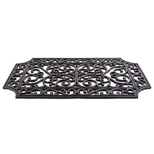 DII Rubber Doormats Collection All Weather, 18x30, French Quarter - color: French Quarter, size: 1'6" x 2'6" (Rectangular)