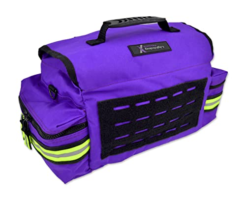 Lightning X Products Small EMT Medic First Responder Trauma EMS Jump Bag With Dividers - Purple - color: Puple