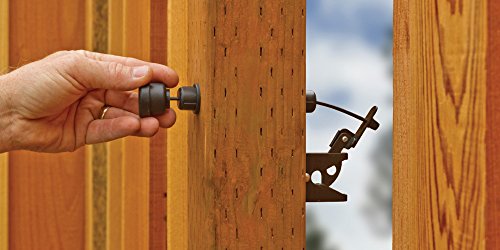 GH Gate Latch Complete Outdoor gate Latch for Wooden Gates Patented Dual Sided Operation. Wooden Fence Latch Vinyl Gate Latch Metal Fence Latch Universal fit (Gate Pull only)