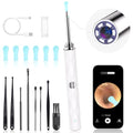 High-Definition Ear Wax Removal, Wireless Ear Cleaner, Safe and Gentle Ear Wax Removal Kit, Rechargeable Ear Cleaner with Camera and Light, Ear Cleaning Kit for Android and iOS (White) - color: White