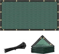 Amgo 2' x 2' Green Custom Size Shade Cloth with Grommets - 90% Sunblock, Durable Mesh Fabric Tarp for Dog Kennel Cover, Fence Privacy Screen, Greenhouse, Chicken Coop & Pet Playpen. - color: Green, size: 2' x 2' Custom Size