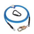 5/8’’ x 12 ft Steel Wire Core Flipline, W/Better Grab Adjuster & Steel Swivel, Arborist Equipment Positioning Lanyard, Climbing Flipline for Fall Protection, Arborist, Tree Climbers (5/8’’ x 12 ft) - size: 5/8’’ x 12 ft