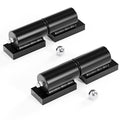 5" Heavy Duty Gate Hinges, Weld on Hinges 450lbs Capacity, Outdoor Trailer Gate Hinge, Barrel Hinges Heavy Duty for Trailer Ramp Outdoor Driveway Gate, 2 Pack - size: 5inch