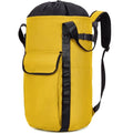 Arborist Rope Bag, 35L Tree Climbing Rope Bag, Arborist Equipment Bucket Backpack, Arborist Gear Carrier Bag with Side Pockets, Tough Rock Climbing Backpack, Rock and Tree Climbing Gear - color: Yellow