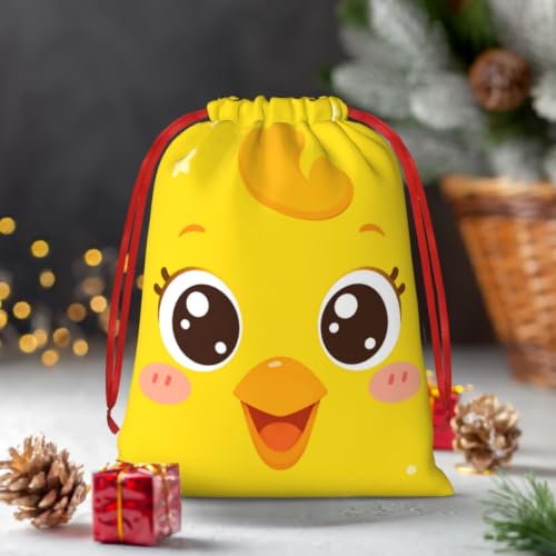 KzgtY Farm Chicken 2PCS Gift Bags with Drawstring, 16 x 12 Inch Reusable Present Sacks for Christmas,Brithday, Holidays,Parties & Gift Packaging - color: Farm Chicken