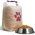(re)zip Large Pet Food Travel Bag & Kibble Carrier, 40-Cup Roll Top Magenta | Water-resistant, BPA-free, food-grade. Freshness seal for camping, boarding and travel. Holds up to 11 lbs of kibble. - color: Magenta, size: 40 Cup