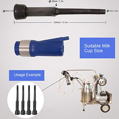 Milking Liner Rubber 4Pcs Teat Cup Liners Cattle Sheep Milking Machine Accessory Simply Installation Accessories