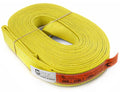 DD Sling 2" × 40' Nylon Lifting Sling – USA Made, 6,400 lb Vertical, 5,100 lb Choker, 12,800 lb Basket – 2-Ply Heavy Duty 900 Webbing, Type 4 Twisted Eye & Eye Rigging Sling - size: 2 in x 40 ft