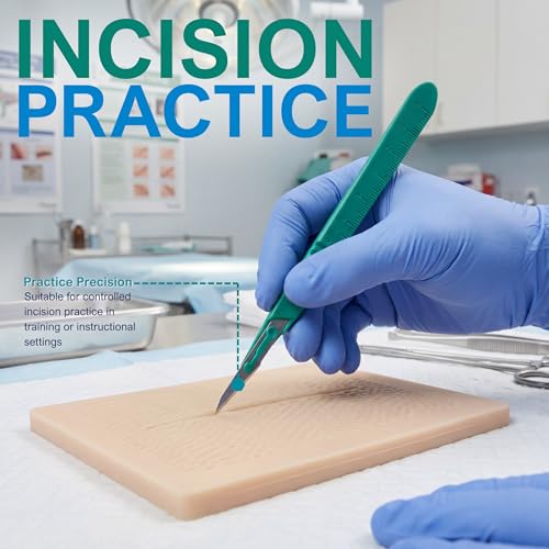 MED PRIDE Disposable Surgical Scalpels, Sterile, #11 Steel Blade, 10-Pack - style: #11