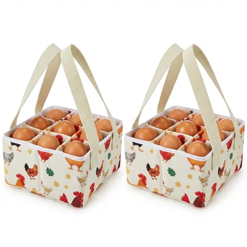 Egg Collecting Basket for Kids, Egg Collection Bag for Gathering Fresh Eggs - color: Color 8(2 Pack)