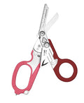 LEATHERMAN, Raptor Rescue, 6-in-1 Heavy-Duty Emergency/Trauma Shears with Carbide Glass Breaker & Strap Cutter, Made in the USA, Raspberry Rose - color: Raspberry Rose