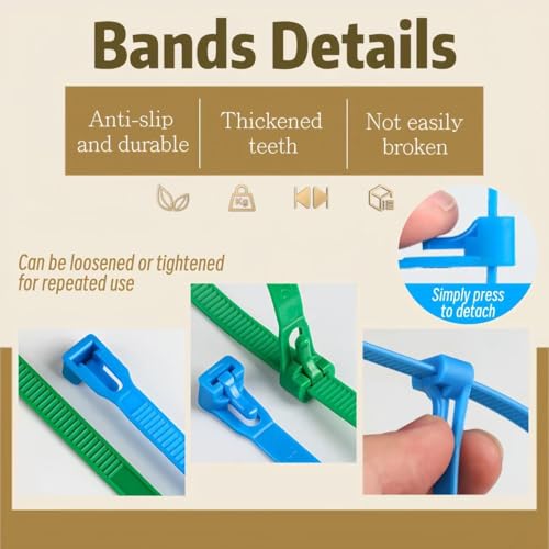 120 Pcs Chicken Leg Bands with Number & Letter Charms, Poultry ID Bands | Adjustable Poultry Identification Kit with 6 Color Bands and 300 Number & Letter Charms for Chicken, Duck, Turkey & Goose