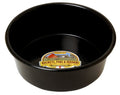 Little Giant® Plastic Utility Pan | Feed Pan | Durable & Versatile Livestock Feeding Bucket | Made in USA | 5 Quart | Black - color: Black, size: 5 Quarts