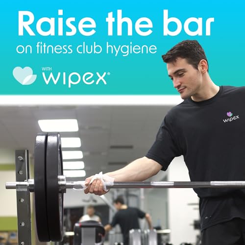 Wipex Disinfecting Wipes for Workout Equipment - EPA Registered Antibacterial Wipes for Commercial Gym, Studios and Fitness Surfaces - Commercial Refill Rolls for Dispensers, 800 Count, Pack of 2 - size: 800 Count (Pack of 2)