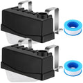 Cinnvoice 2 Pcs Water Trough Float Valve Stock Tank Float Valve Controlled Livestock Water Level Monitors Adjustable Automatic Cattle Supplies for Pond Farm Goat Horse Pool