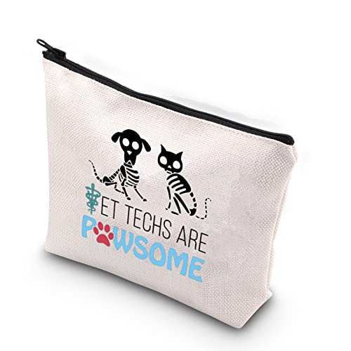 WCGXKO Vet Techs Gift Vet Techs Are Pawsome Gift Graduation Gift Gifts For Veterinary Assistant (Vet tech Pawsome)