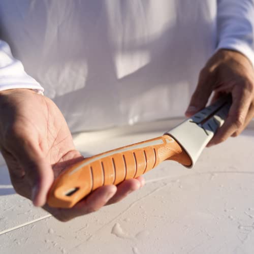 Dexter Outdoors Dextreme Single Edge 6" Flexible Fillet Knife, Sheath | Flexible single edge stainless blade sized for fish and detail work. Protective sheath included for boat and tackle bag. - style: 6" Single Edge Flex