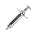 20cc Stainless Steel Injector Reusable Metal Syringe 20ml glass Hypodermic Veterinary Animal Syringe Livestock Pig Cattle Sheep Feeder with locking screws