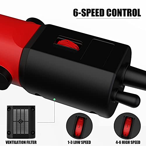 550W Professional Electric Sheep Clipper, 6 Speeds Heavy Duty Dog Shears for Thick Fur - color: 1.sheep Shears