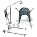 Electric Patient Lift - Rhino Lift with Manual Low Base - with Universal Divided Leg Sling(Small), 450 lb. Weight Capacity. by Tuffcare - color: Lift+u Sling, size: Small