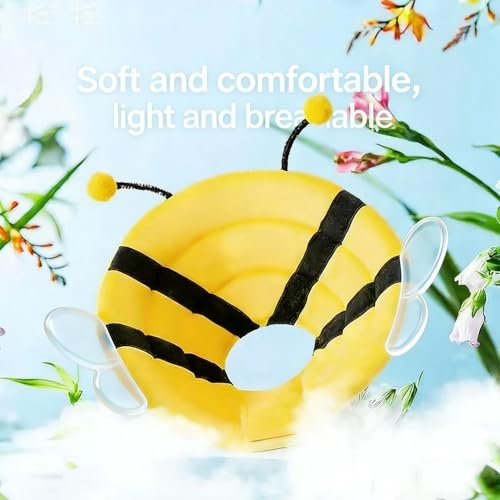 Soft Cat Cone, Adjustable Recovery Collar After Surgery to Prevent Licking Wound, Protective Cat Neck Cone, Comfortable Pet Elizabethan Collar for Cats Kittens and Puppies (L) - size: L