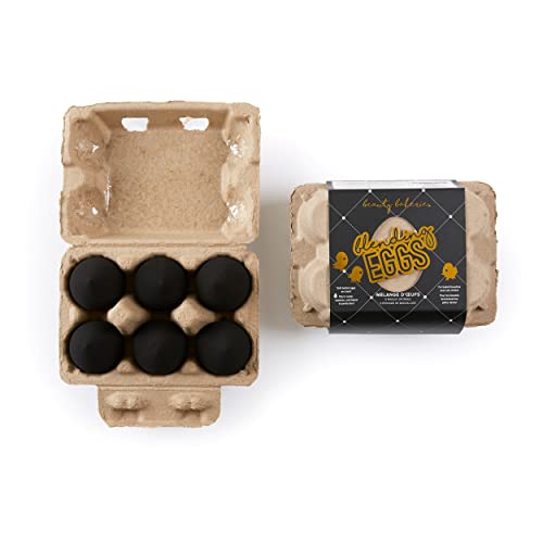Beauty Bakerie Blending Egg Beauty Sponge Cosmetic Face Make up Blender Sponge Applicator for Powder, Liquid, Foundation, Concealer and Blending, Latex Free 6 Pack Set, Black Egg-cellence - color: Black