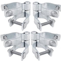 1-3/8" x 1-3/8" Chain Link Fence Gate Post Hinge Kit, Set of 4, Galvanized Steel Chain Link Gate Hinge with 4 Pcs Female Hinges and 4 Pcs Male Post Hinges, Bolts & Nuts Included - size: 1-3/8" x 1-3/8"(4 Pack)