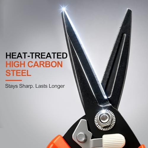 Goat Hoof Trimmers, Sheep Hoof Trimmers, High Carbon Steel Shears & Sheath | Goat Hoof Shears, Goat Hoof Trimmer, Goat Hooves Trimmer; 8-Inch Hoof Trimmers for Goats and Sheep, Goat Clippers for Hooves