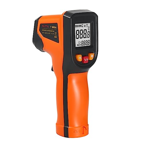 Industrial Meter Industrial Measuring Meter Digital Thermometer -50~600℃ Infrared Thermometer Thermometer Infrared Thermometer Non-Contact Digital Gun -50°C~600°C (-58°F~1112°F) with