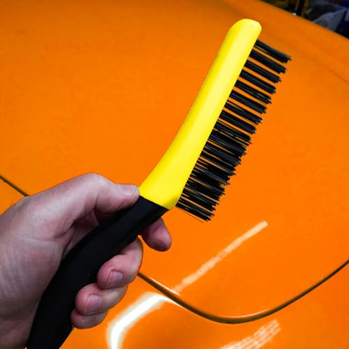 ALLWAY SB416 Carbon Steel Wire Brush with Shoe Handle - style: Carbon Steel Wire Brush with Shoe Handle