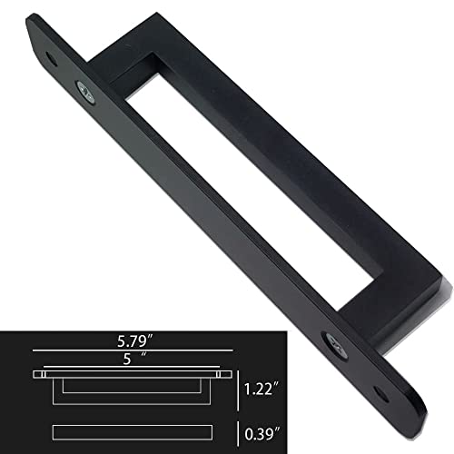 12 Pack 5 Inch 128 mm Matte Black Square Cabinet Handles with Base Plate Aluminum Cabinet Pulls Drawer Pulls Sliding Door Pulls Black Cabinet Handles - color: SquareBlack, size: 5 Inch