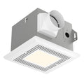 Tech Drive Bathroom Fan with light,Very-Quiet 70 CFM, 2.0 Sone,3 Inch Duct | 600LM 4000K LED light, Ceiling Mounted Ventilation Fan,Easy to Install for Bathrooms Up to 75 Sq. Ft - size: 70CFM with LED Light