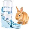 Rypet Rabbit Water Bottle No-Drip, Bunny Guinea Pig Water Dispenser(Blue) | 17 oz 500 mL Capacity, Inside&Outside Mount, No Noise, Bunny Chinchilla Guinea Pig Hedgehog Ferret - color: Blue