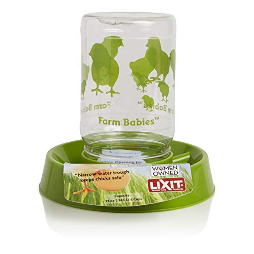 Lixit® Baby Chick Feeder or Waterer - Made in USA (Pack of 1) - size: 32 oz (Pack of 1)