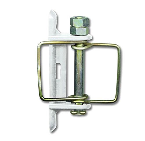 Zareba Wood Post Polytape Corner Insulator - PAWPC-Z, 1 Pack - Use with Electric Fence Posts, Polytape - Durable Stainless Steel Construction