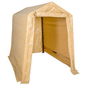 Sunnyglade 8X6' Shed Heavy Duty Storage Shelter with Roll up Door Portable | 8X6 Shed Portable Canopy Storage Shelter with Weatherproof Pe Fabric, Rustless Steel Frame