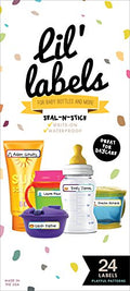 Bottle and Food Labels, Write-On, Freezer Safe, Self-Laminating, Waterproof Kids Name Labels for Baby Bottles, Sippy Cup for Daycare School, Dishwasher Safe (Playful Patterns) - color: Playful Pattern