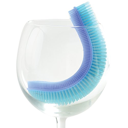 Norpro Fish Silicone Dish Brush - color: Blue (Fish)