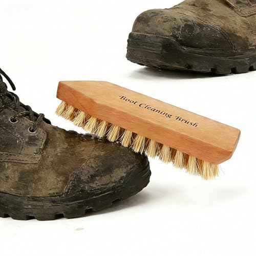 Heavy Duty Boot Cleaning Brush, Shoe Cleaning Scrubber Effectively Cleans Mud and Stones, Tough Bristle Scrubber for Muddy Boots Football Cleats Golf Shoes