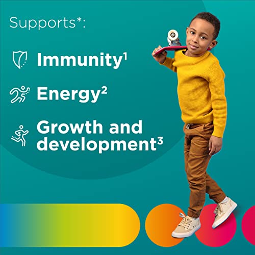 Centrum Kids Multivitamin Gummies, Tropical Punch Flavor, 150 Tablets | Contains B Vitamins, Vitamin C, Vitamin D, and Vitamin E, Supports Immunity, Energy, Growth and Development