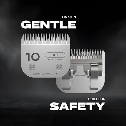 Professional A5 Blades – Powder Metallurgy + Titanium-Ceramic, Low-Heat High-Precision – Fits Wahl, Andis, Oster, Heiniger A5 Clippers, Parent (#7F 3.2mm-1/8) - size: #7F 3.2mm-1/8"