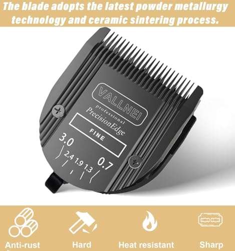 5-in-1 Replacement Clipper Blade, Detachable & Adjustable Dog Grooming Blade Compatible with Wahl Arco, Bravura, Chromado, Creativa, Figura, Motion & SuperGroom (Black 1 Pack) - color: Black, size: 1 Pack