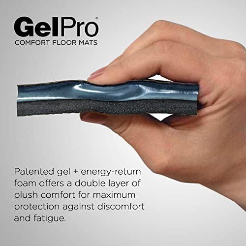 GelPro Elite Trellis Light Grey Kitchen Comfort Mat, 20" x 36 - color: Trellis Light Grey, size: 36"L x 20"W x 0.8"Th